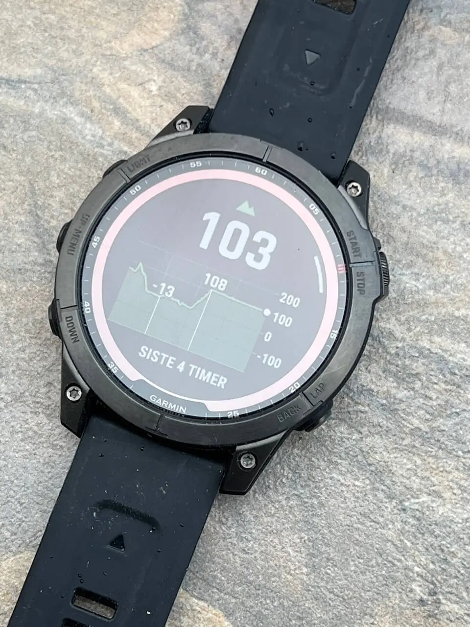 garmin pulsklokke