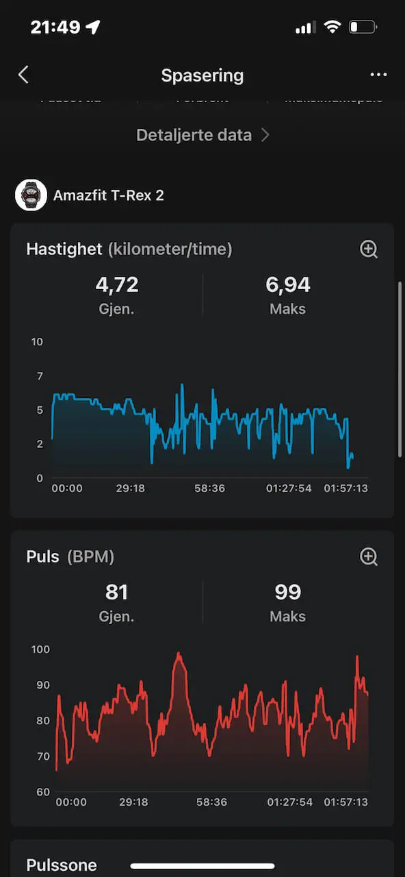 pulsklokke test