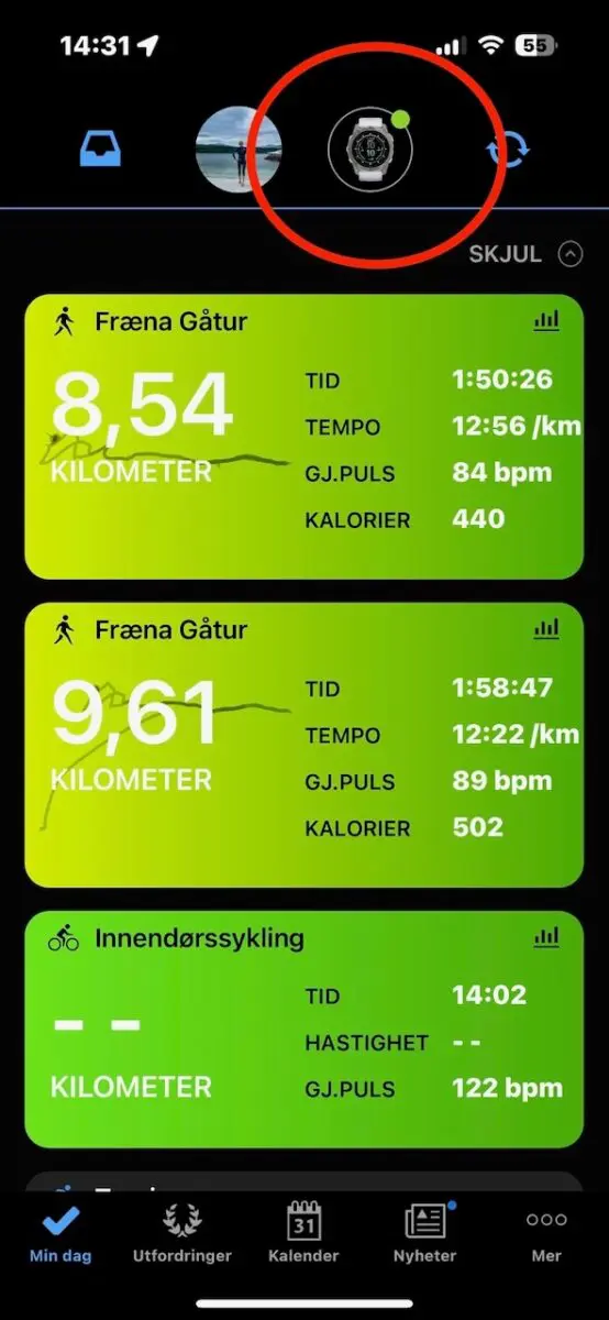 Garmin sikkerhetskopi og gjenoppretting