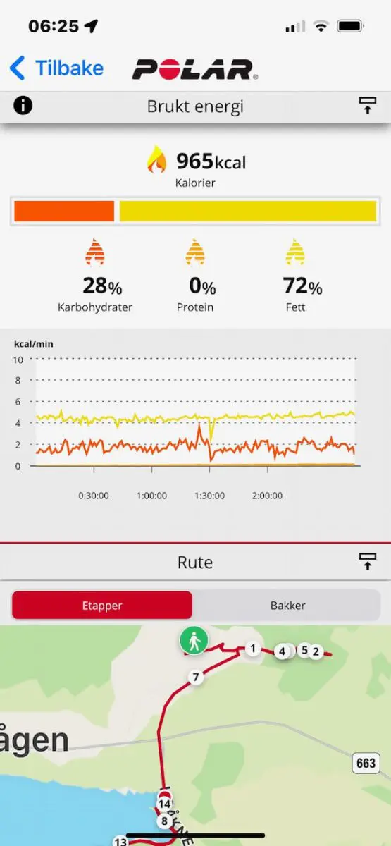 Polar - Polar Flow trening oppsummering