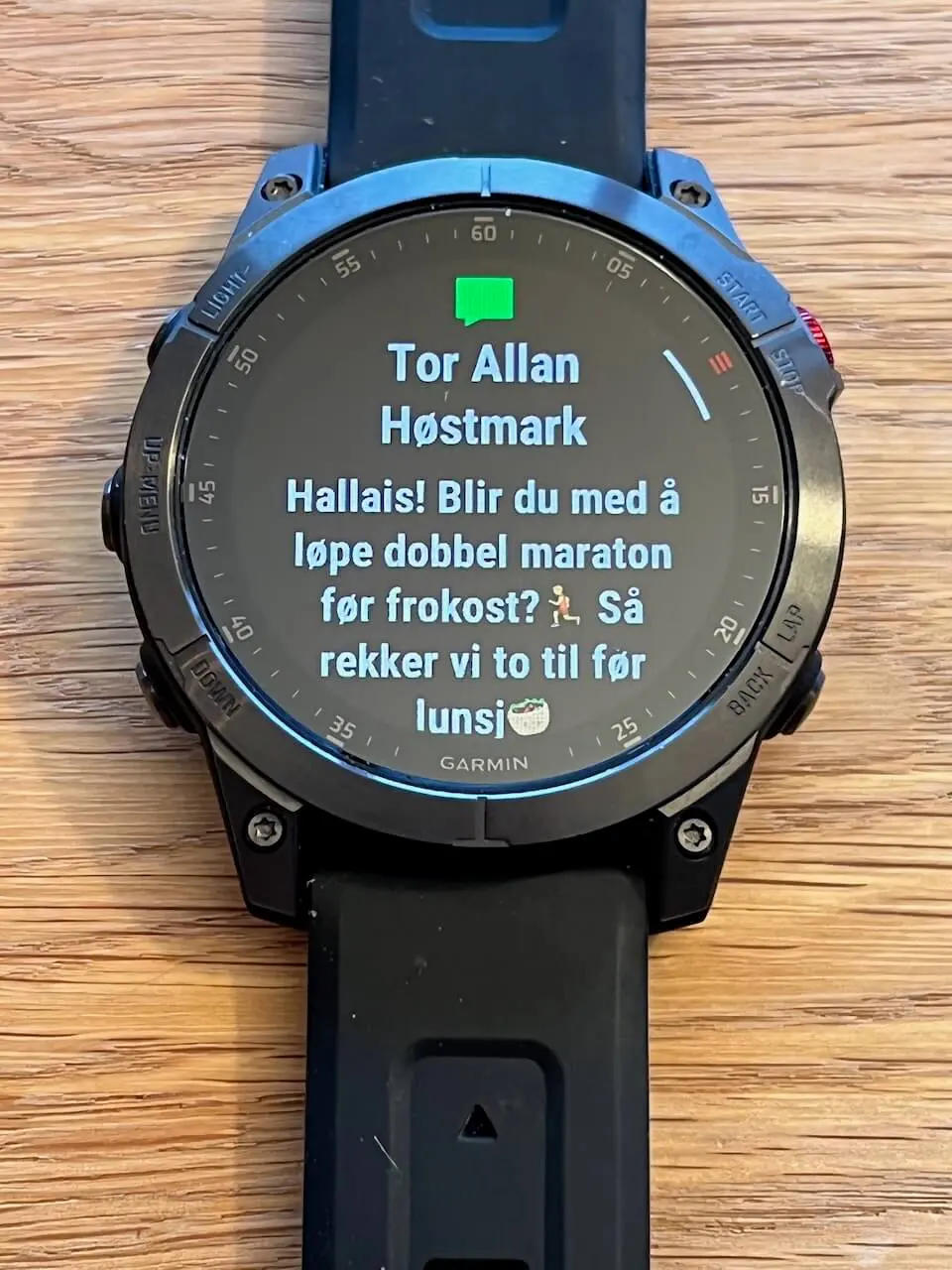 garmin pulsklokke