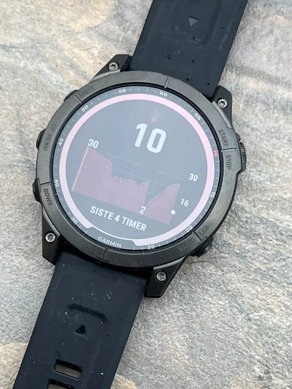 garmin pulsklokke