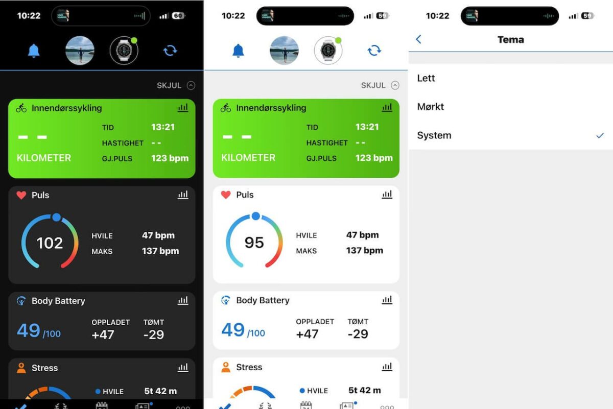 Garmin Connect i ny drakt