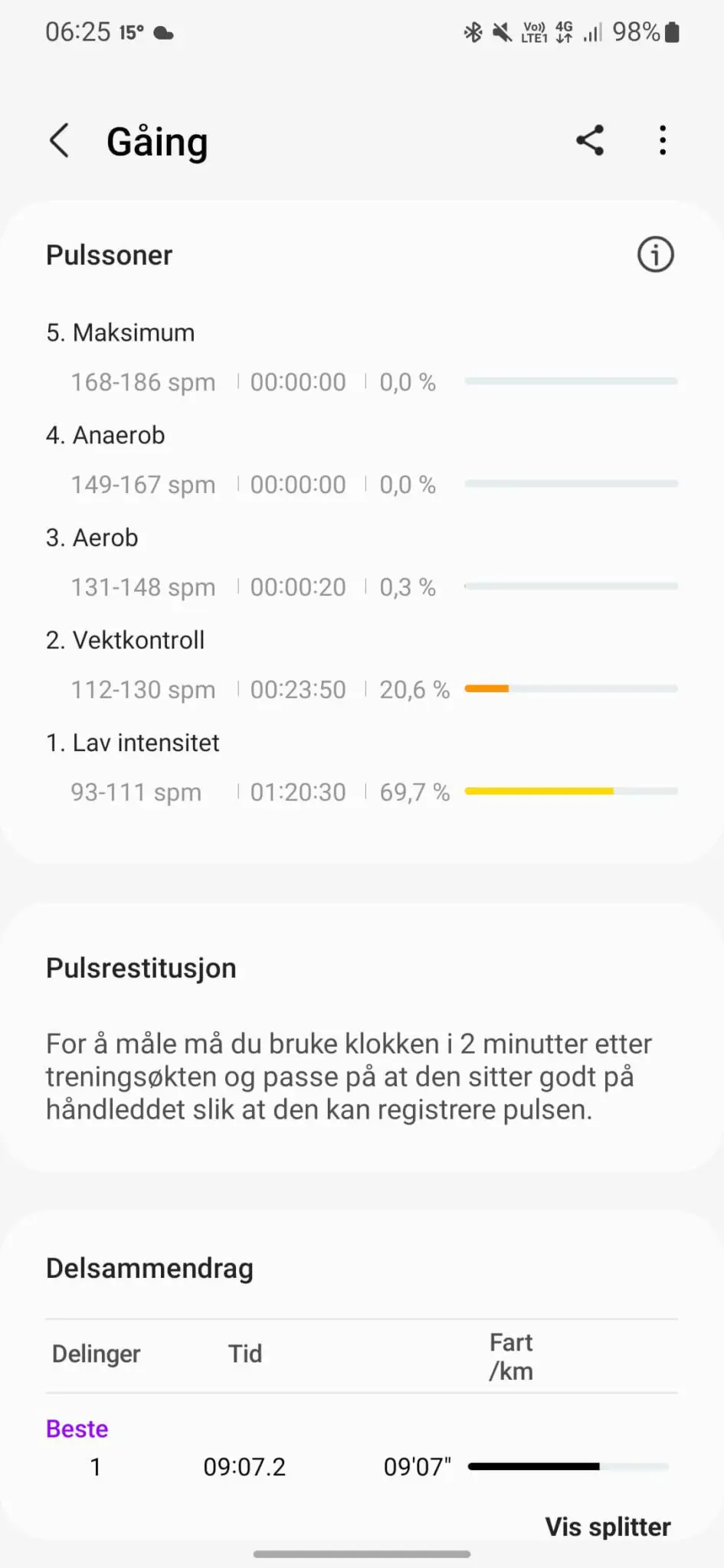 smartklokke trening