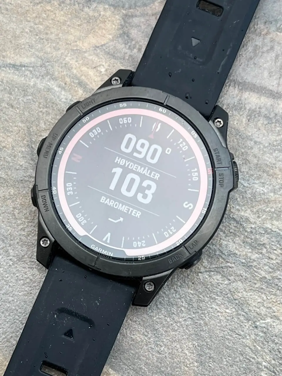 garmin pulsklokke