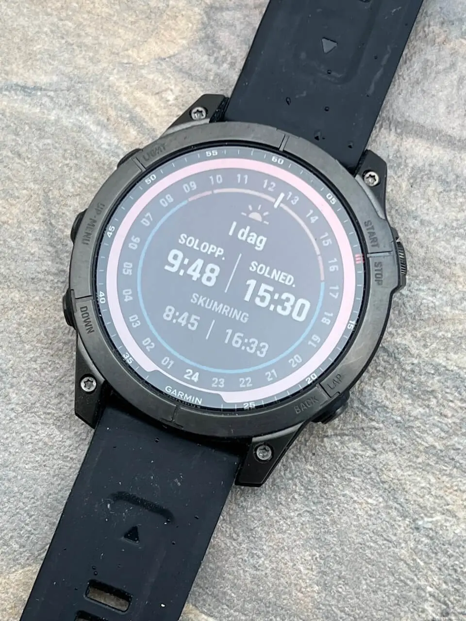 garmin pulsklokke