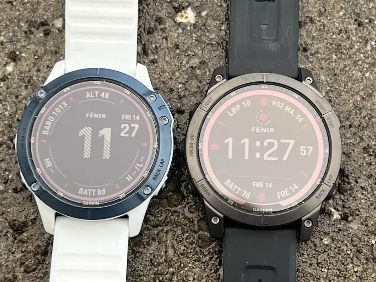 Garmin Fenix 7 vs. Garmin Fenix 6 Pro