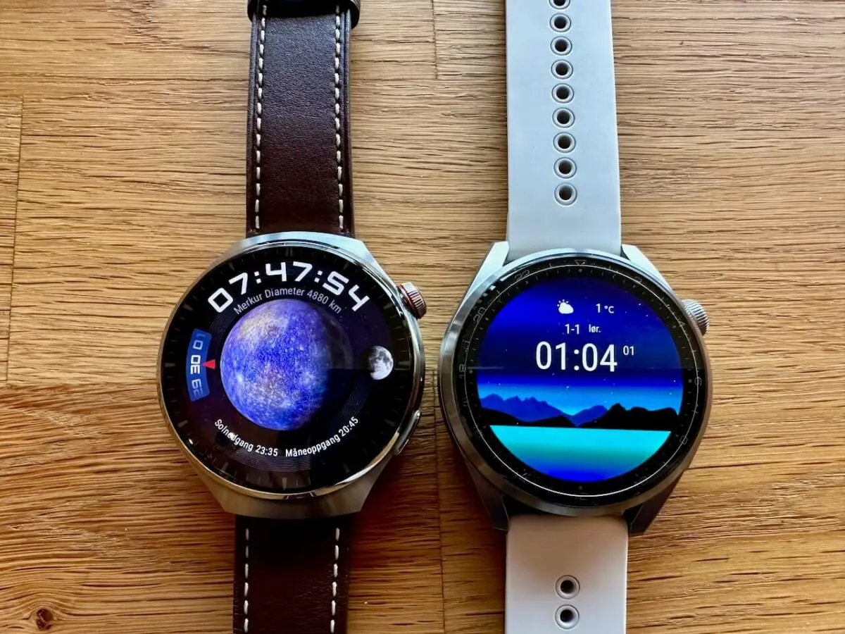 Test Huawei Watch 4 Pro Gigantisk skjerm. Enorm batteritid