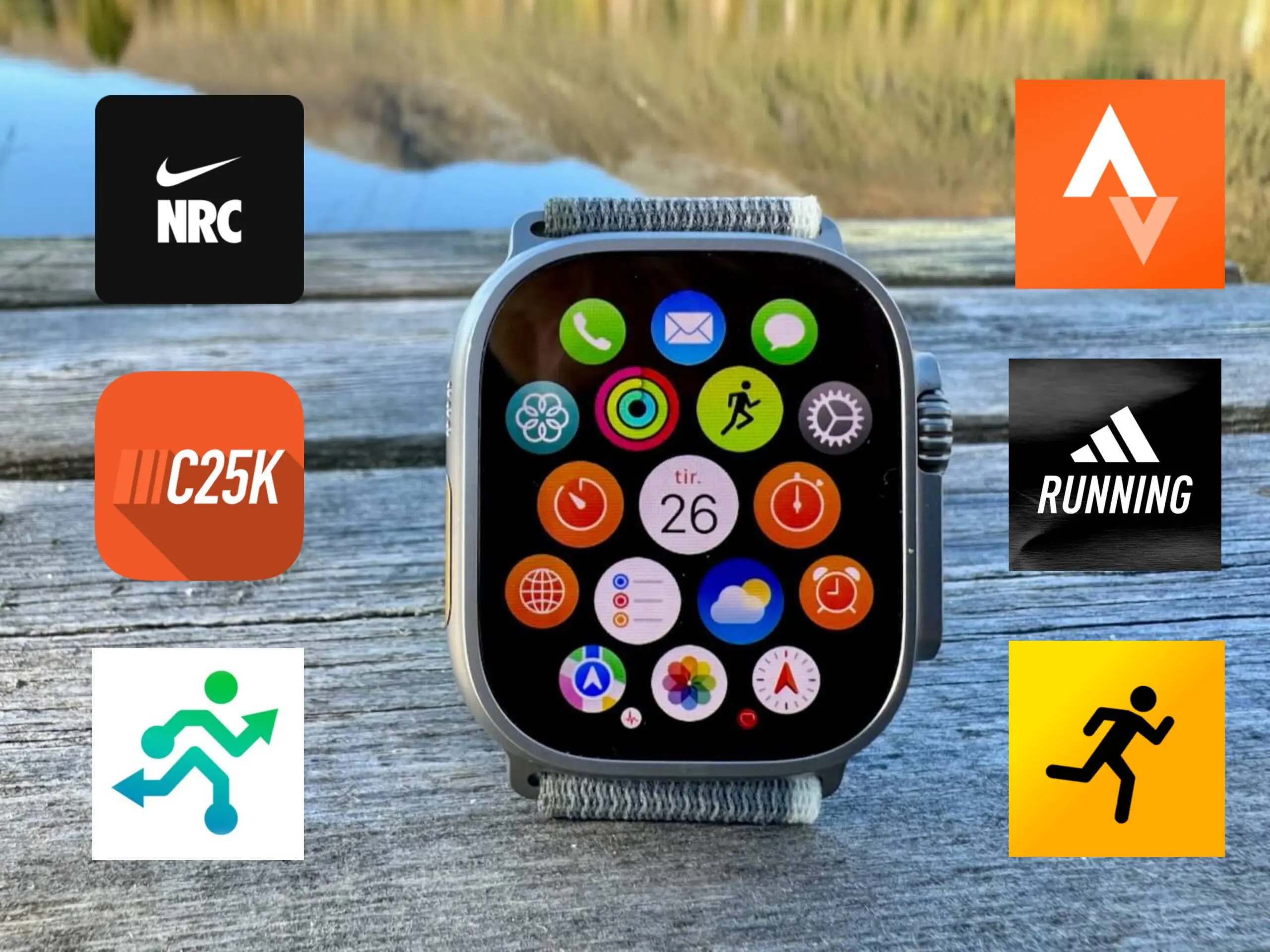 Apple Watch løpeapper