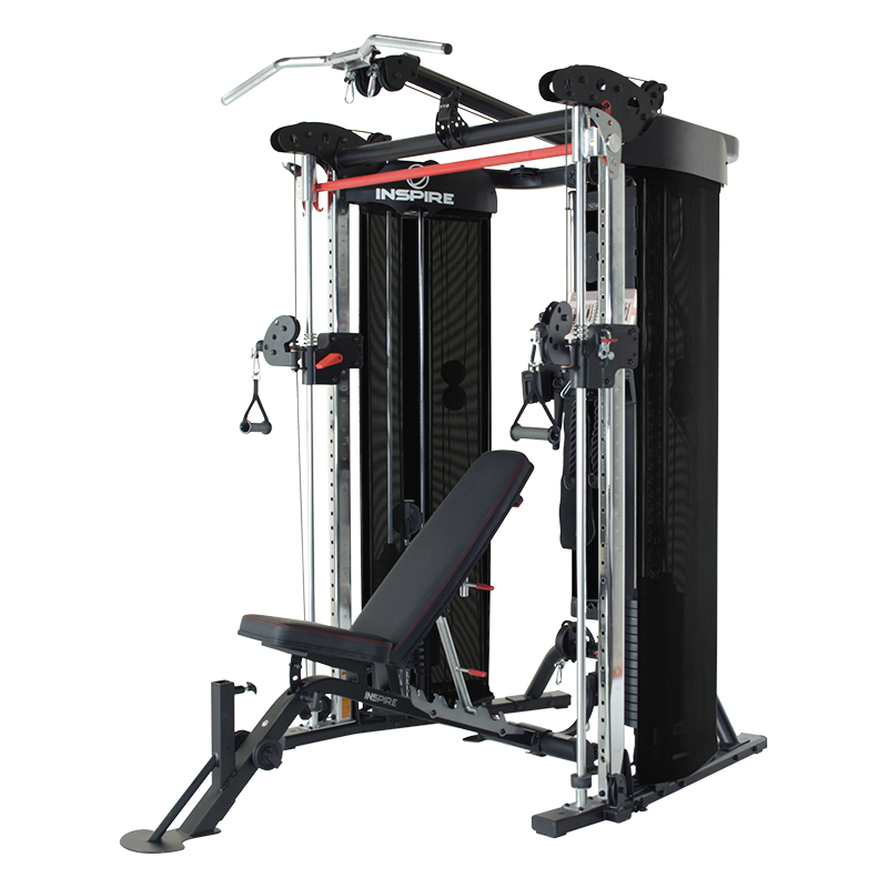 Inspire Fitness FT2 Functional Trainer komplett med benk - multigym