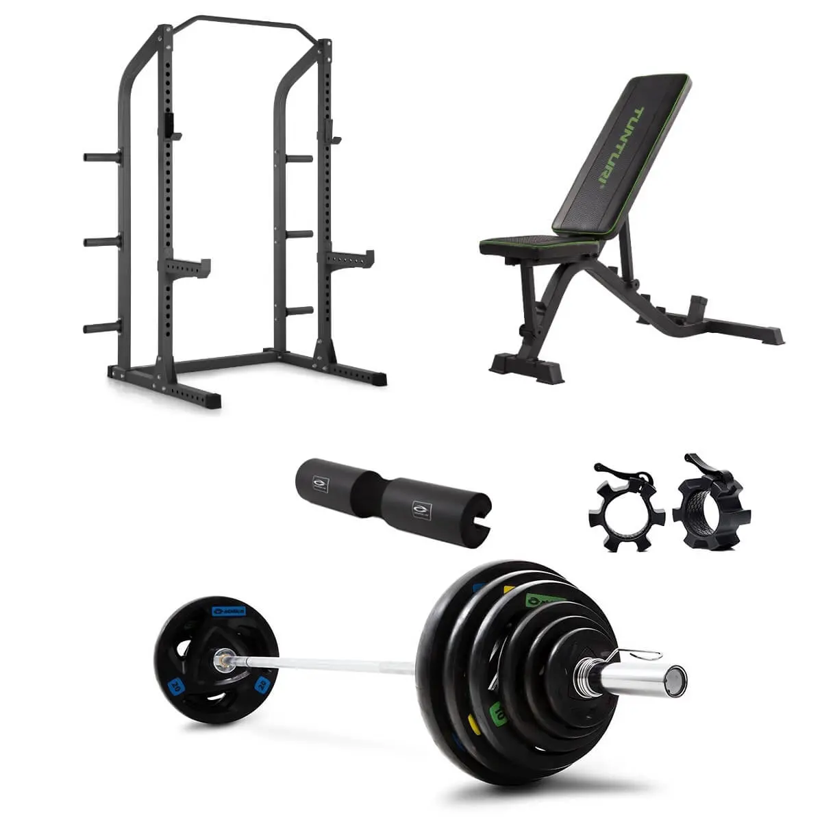 Masterfit 300 Half Rack Bumper Olympic - 90 kg