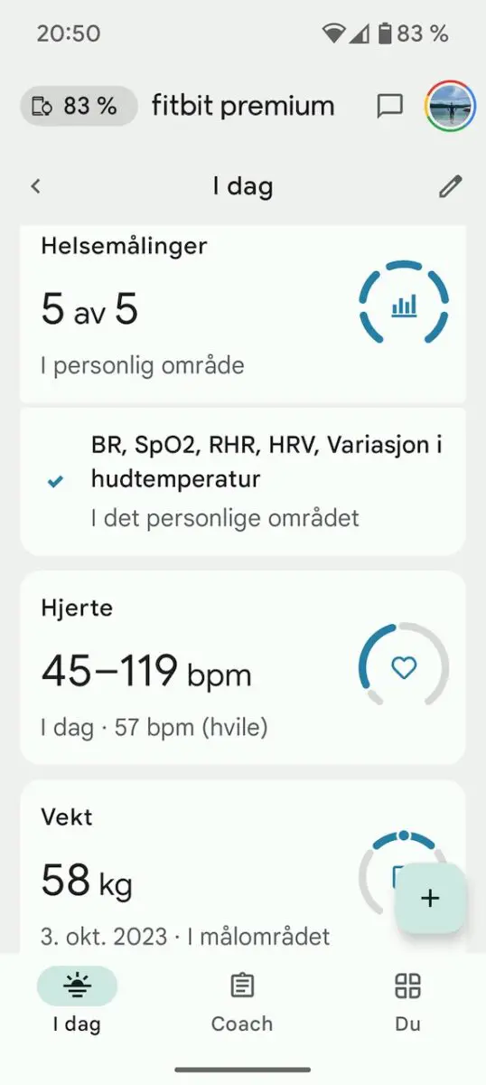 Fitbit helse