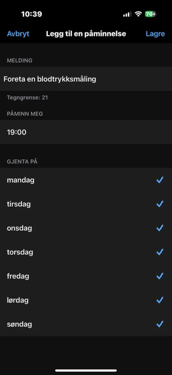 blodtrykksmåler test