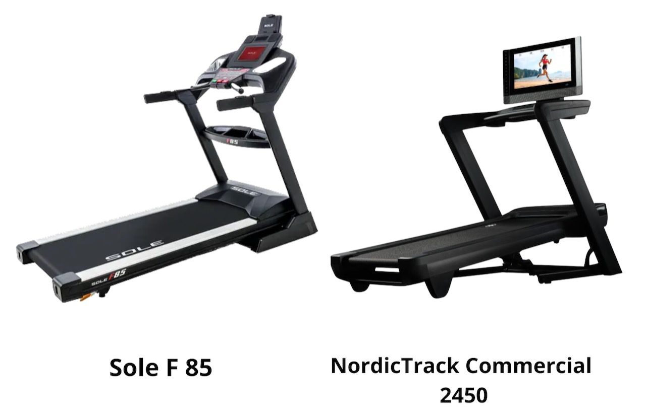 Sole F85 vs. NordicTrack Commercial 2450